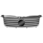 Решетка радиатора черная с хром молдингом Volkswagen Passat B5 +
