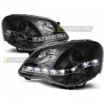 Тюнинг - комплект линзованных фар с led (светодиоды) с дхо Volkswagen Polo