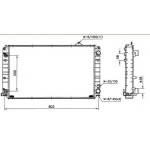 Радиатор охлаждения Audi A8