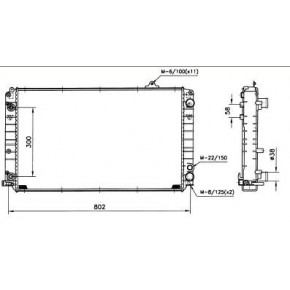 Радиатор охлаждения Audi A8
