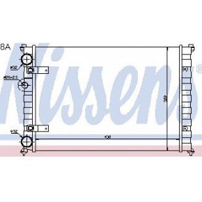 Радиатор охлаждения (delphi) Volkswagen Polo Classic / Caddy