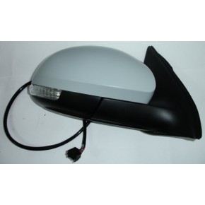 Зеркало правое электрическое с подогревом , автоскладыватель , с поворотником , подсветка грунтованное (выпуклое) Volkswagen Tiguan