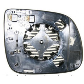 Стекло зеркала левое электрическое с подогревом (aspherical) Audi Q5