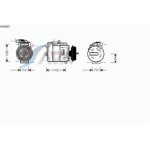 Компрессор кондиционера Volkswagen Touareg