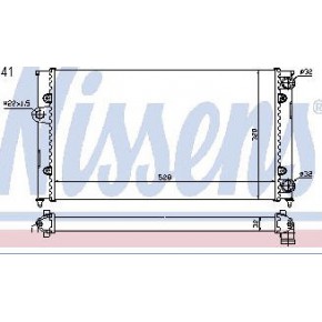 Радиатор охлаждения Volkswagen Vento
