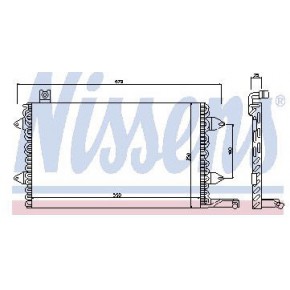 Конденсатор (радиатор) кондиционера Volkswagen Vento