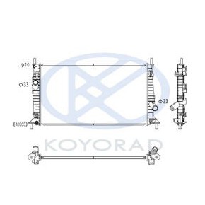 Радиатор охлаждения 1.3 1.6 2 Volvo S40