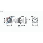 Компрессор кондиционера Volvo S70 / V70 / C70 / XC70