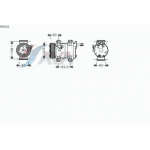 Компрессор кондиционера Volvo S70 / V70 / C70 / XC70