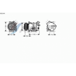 Компрессор кондиционера 4.4 Volvo XC90