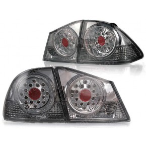 Тюнинг - комплект задних фонарей внешний + внутренний с led (светодиоды) (седан) Honda Civic - 8 поколение седан
