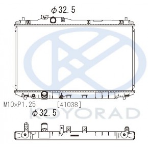 Радиатор охлаждения (механика) Honda Civic - 9 поколение седан