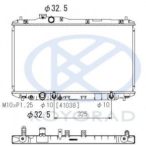 Радиатор охлаждения (автомат) Honda Civic - 9 поколение хетчбек
