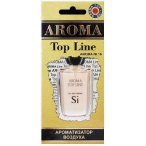 Освежитель воздуха Top Line, подвесные, картон, аромат по мотивам Armani SI