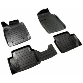 Коврики салона резиновые с бортиком для Ford Fiesta (2008 -)