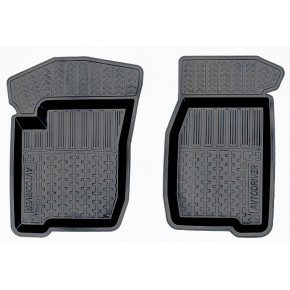 Коврики салона резиновые с бортиком для Chevrolet NIVА (2002-) (2 передних)