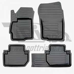 Коврики салона резиновые с бортиком для Citroen C-Crosser (2006-)