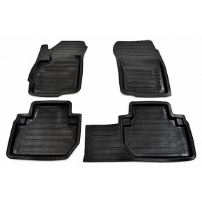 Коврики салона резиновые с бортиком для Mitsubishi Outlander XL (2006-2012)