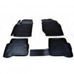 Коврики салона резиновые с бортиком для Nissan Almera Clasic (2006-)