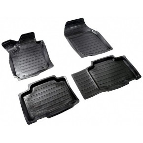 Коврики салона резиновые с бортиком для Toyota RAV4 (2008-2013)