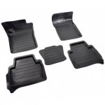 Коврики салона резиновые с бортиком для Toyota Land Cruiser Prado 150 (2009-2012)
