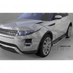 Пороги алюминиевые (Zirkon) Land Rover Evoque (2011-) кроме к-ции Dynamic