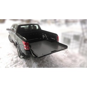 Платформа грузовая выкатная Mitsubishi L200 (2015-)/Fiat Fullback (2016-) (двойная кабина, короткий кузов)