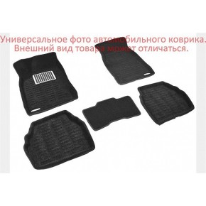 Коврики салона текст.Nissan Teana 2008-2013 3D Pradar с бортиком бежевые (с металлическим подпятником)