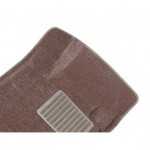 Коврики салона текст.Toyota Land Cruiser 150 Prado 2009 3D Pradar с бортиком бежевые (с металлическим подпятником)