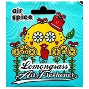 Освежитель воздуха Air Spice, подвесной, картон, аромат Лемонграсс