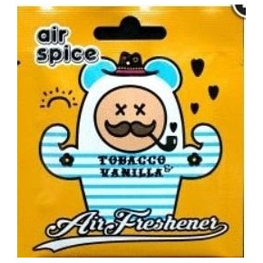 Освежитель воздуха Air Spice, подвесной, картон, аромат Табак-Ваниль