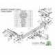 Фаркоп для FORD FOCUS 2 (DA3) (универсал) 2004-2011 (без электрики)