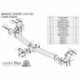 Фаркоп для LEXUS RX 300/330/350/400 (XU3) 2003-2009 F (без электрики)