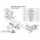 Фаркоп для MITSUBISHI OUTLANDER 2003-2006 (без электрики)
