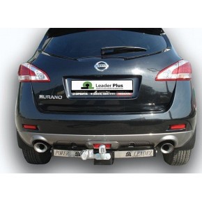 Фаркоп для NISSAN MURANO (Z51) 2010-... (С НЕРЖАВЕЮЩЕЙ ПЛАСТИНОЙ) (без электрики)