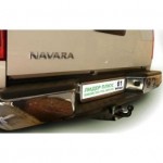 Фаркоп для NISSAN NAVARA Double Cab (D40) (со ступенькой) 2005-... F (без электрики)