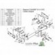 ТСУ для VOLKSWAGEN T5  04/2003-... (фургон закрытый) F