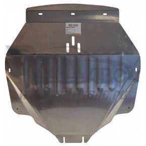 Защита картера двигателя и кпп Acura MDX,V-3,5(2014-)(Алюминий 4 мм)