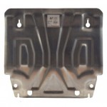 Защита картера двигателя и кпп Nissan Qashqai (Великобритания)V-все (2014-11.2015)(Алюминий 4 мм)