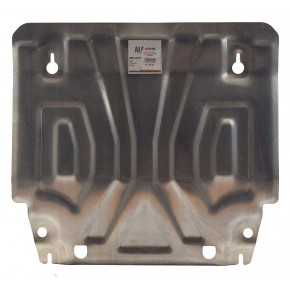 Защита картера двигателя и кпп Nissan Qashqai (Великобритания)V-все (2014-11.2015)(Алюминий 4 мм)