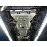 Комплект защиты днища для Toyota Land Cruiser 150 Prado 2009-, V-все / Lexus GX460 2009-, V-4.6, 4 части (Алюминий 4 мм)