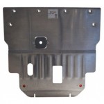 Защита картера двигателя и кпп Hyundai i40, V-все, (2012-)(Алюминий 4 мм)