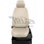 Чехлы AUDI A3 8V 2012-. Боковины: Черные. Середина: Тёмно-серая алькантара. Спинка: Чёрная экокожа