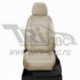 Чехлы BMW 1 E81/88 2004-2013. Боковины: Кремовые. Середина: Кремовая с перфорацией. Спинка: Кремовая экокожа