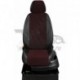 Чехлы BMW 1 E81/88 2004-2013. Боковины: Чёрная экокожа. Середина: Готика, жаккард. Спинка: Чёрная экокожа