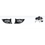 Комплект противотуманных фар (с проводкой и кнопкой,решетками бампера) Honda Jazz / Fit