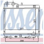 Радиатор охлаждения Honda Jazz / Fit