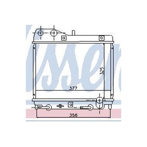 Радиатор охлаждения Honda Jazz / Fit