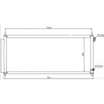 Конденсатор (радиатор) кондиционера Honda Jazz / Fit