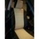 Чехлы MAZDA 3 2003-2009. Боковины: Черные. Середина: Бежевая с перфорацией. Спинка: Чёрная экокожа